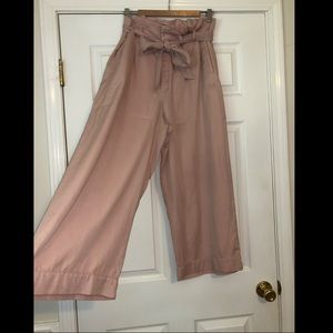 Wide leg, cropped Anthropologie pants